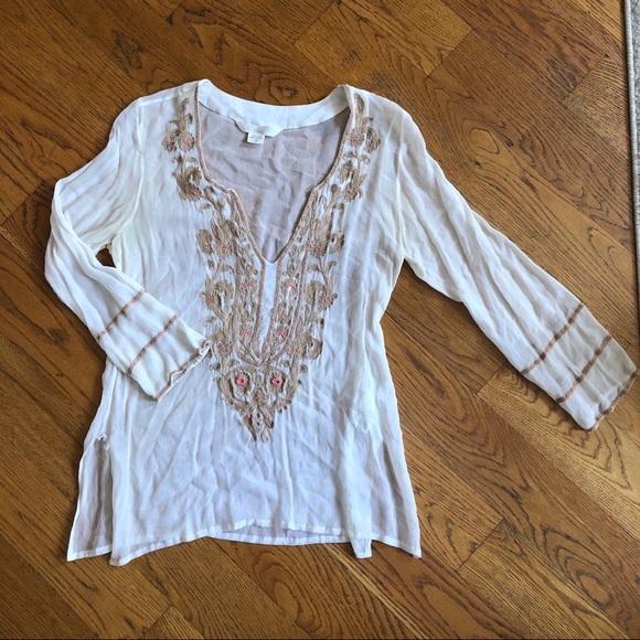 Ella Moss Other - Ella Moss Embroidered Swim Cover Up